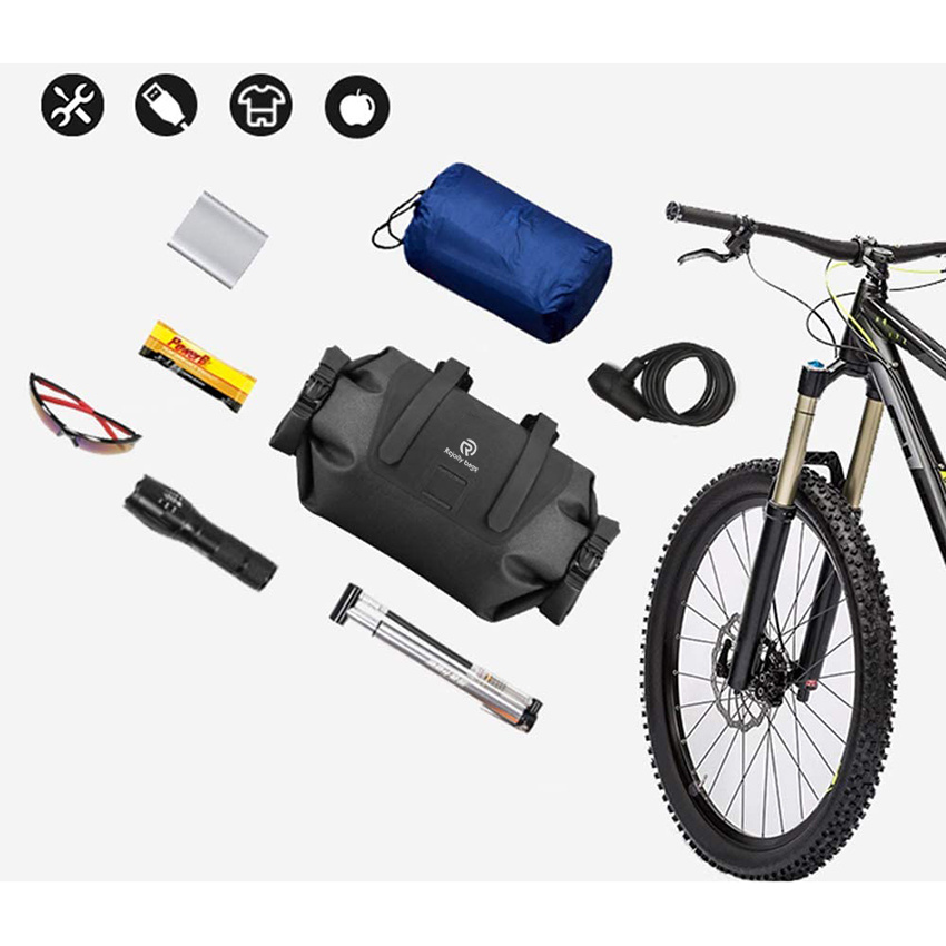 Fahrradlenkertasche Wasserdichte multifunktionale Frontlenkertasche Große Kapazität MTB Fahrradtelefonhalter Fahrradtasche