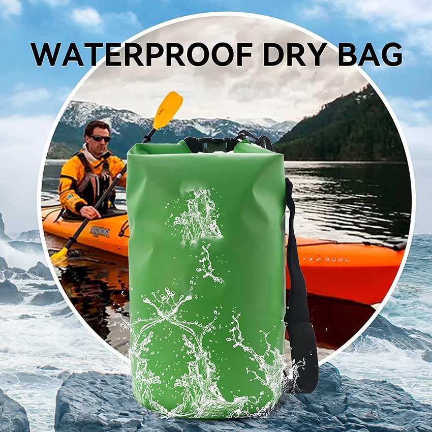 Wasserdichte Tasche 5L Ultralight Dry Bags Kajak Rolltop Kompressionssack Hält Ausrüstung Marine Rucksack für Rafting Bootfahren Schwimmen Camping