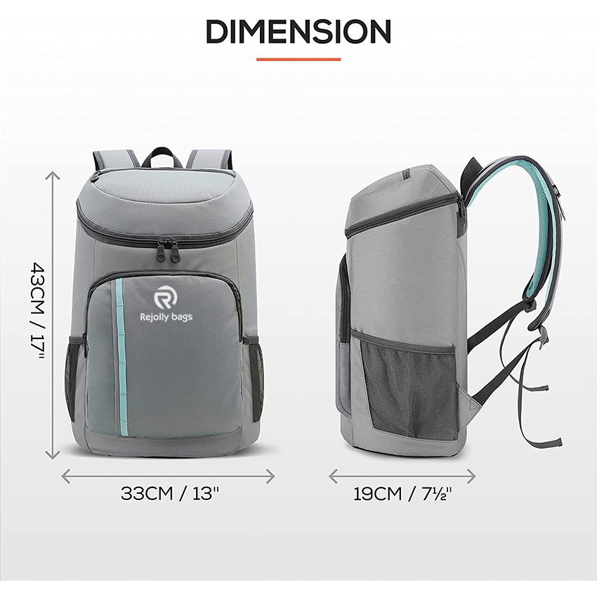 Cooler Backpack 30 Dosen Leichter isolierter Rucksack Cooler Auslaufsicherer Trockenrucksack