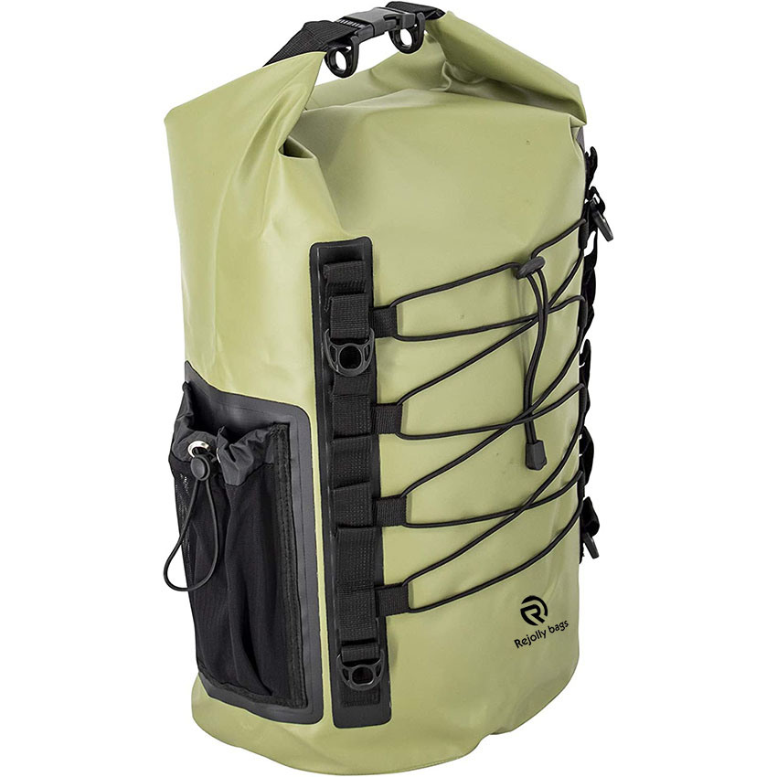 Wasserdichte Dry Sling Bag und Rucksack mit Rolltop