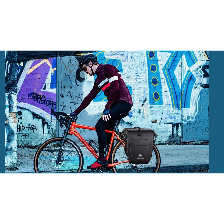 Pannier Wasserdichte Fahrrad-Einkaufstaschen für Fahrräder 27L Fahrradtasche mit großer Kapazität