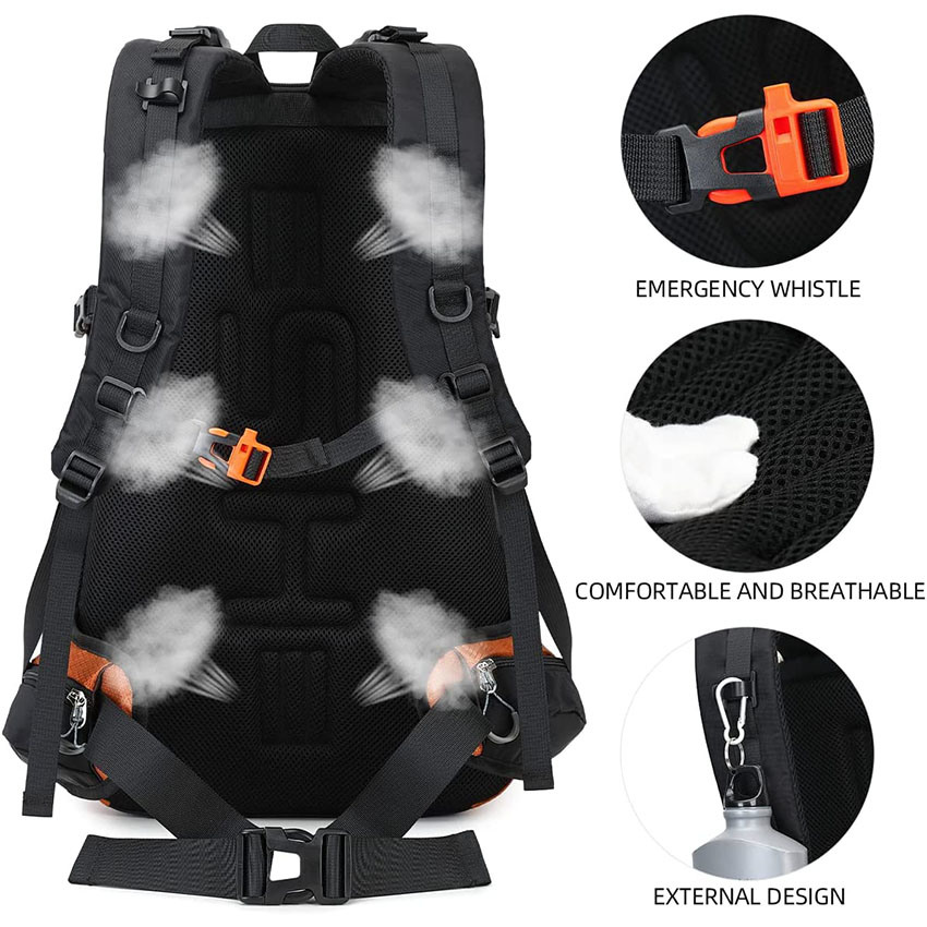 40L Wasserdichter Wanderrucksack Outdoor Sport Trekking Campingtasche