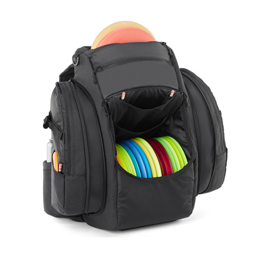 Multi-Pocket-Frisbee-Tasche mit großem Fassungsvermögen, aufrecht, langlebig, erweiterbar