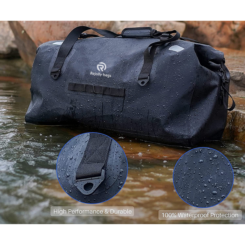 Extra große wasserdichte Duffle Bag Reisetasche mit abnehmbarem Schultergurt Heavy Duty Bag Roll Up Durable Outdoor Dry Bags RJ228395