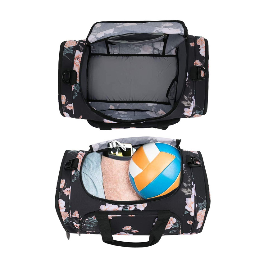 Pfingstrose Sports Duffel Gym Bag Woman Tote Bag Gepäcktaschen mit großer Kapazität