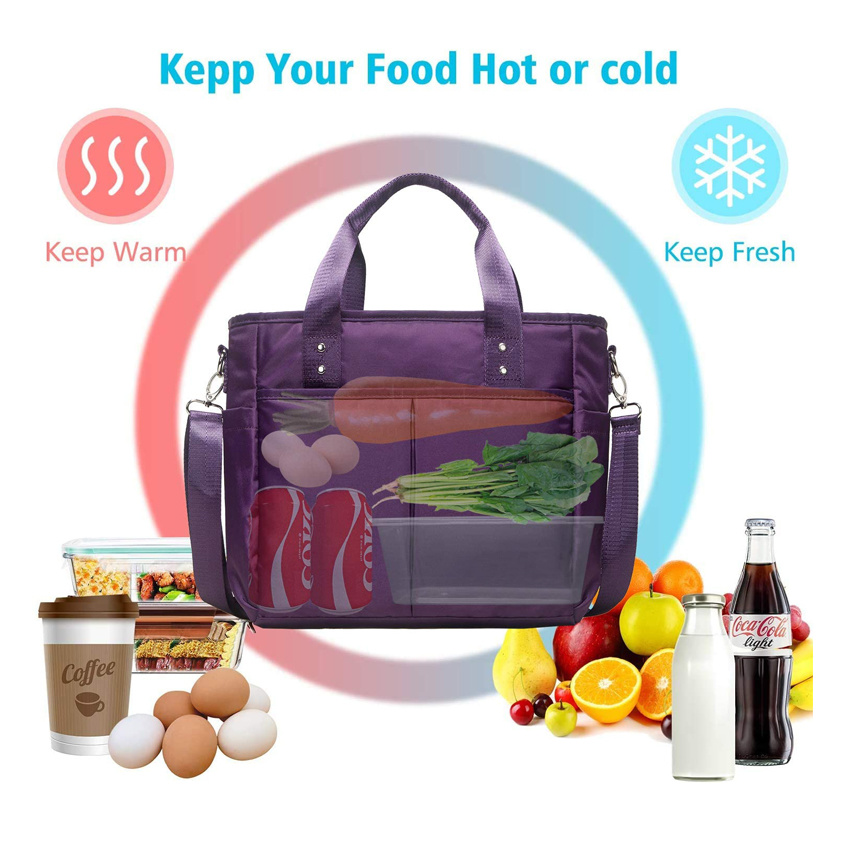 Tragbare isolierte Outdoor-Lunch-Tasche Lebensmittel-Liefertasche Hot Cold Bag