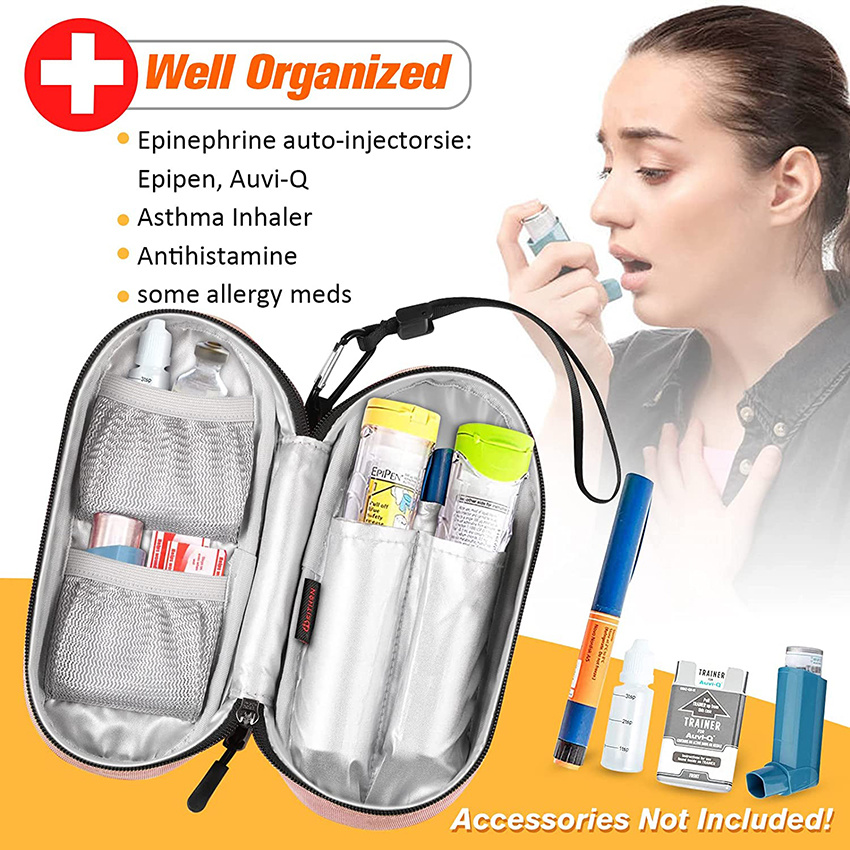 Medizinische Tragetasche Isolierte Reisemedikamente Notfalltasche Wasserdichte Organizer-Tasche