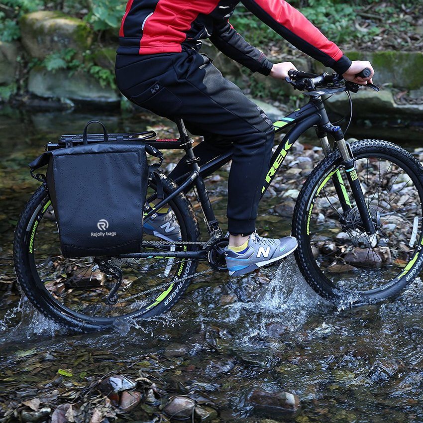 Fahrradtaschen Hervorragende wasserdichte und luftdichte Gepäckträgertasche für den Rücksitz. Fahrradtasche