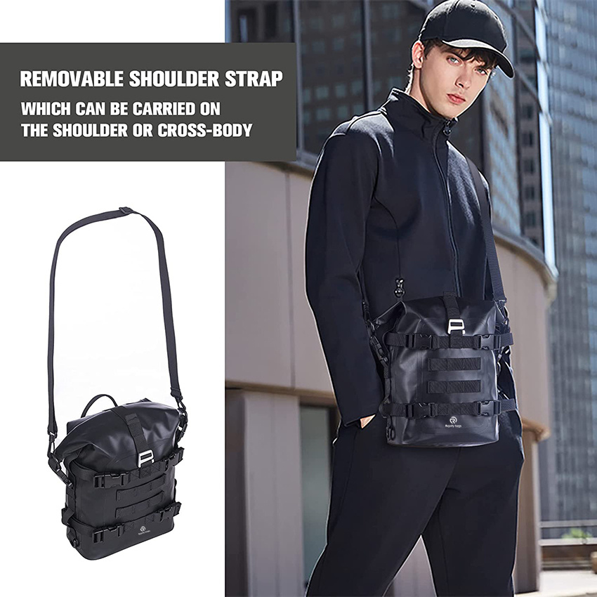 Roll Bumper Bag Absolut wasserdichte, schnelle Installation und leicht zu reinigende multifunktionale Motorradtasche