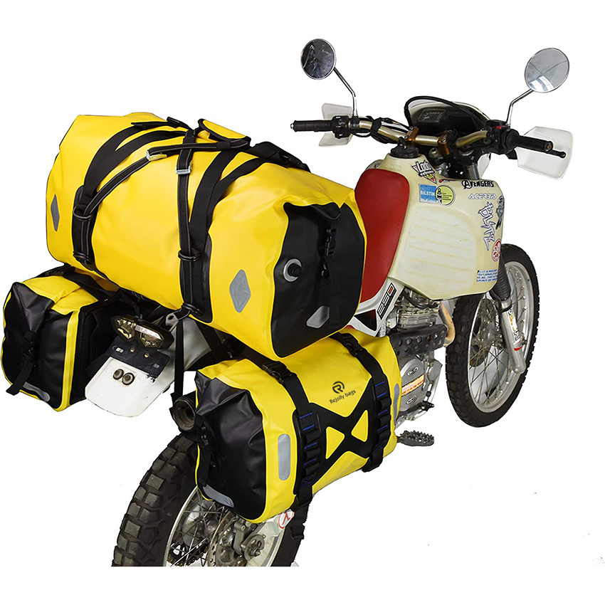 Wasserdichte Tasche Motorrad Satteltasche 50L Tankrucksack Motorseitentasche