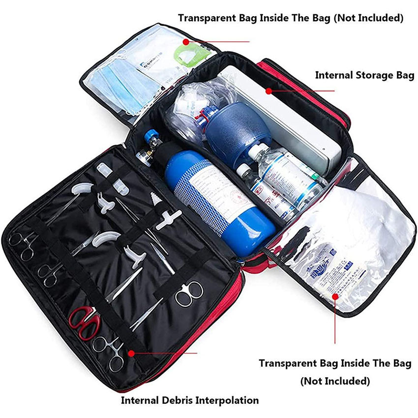 Notfallbehandlung First Responder Trauma Bag für Zuhause, Büro, Auto, Outdoor