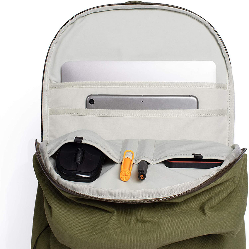 Olive Light Everyday Rucksack Kamera-Reisetasche mit Laptop-Rucksack