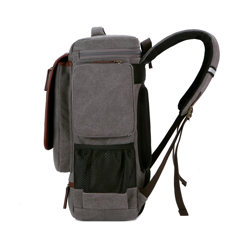 Laptop-Rucksack aus Segeltuch, Reisegepäck, College-Rucksack, lässiger Tagesrucksack, Outdoor-Rucksack