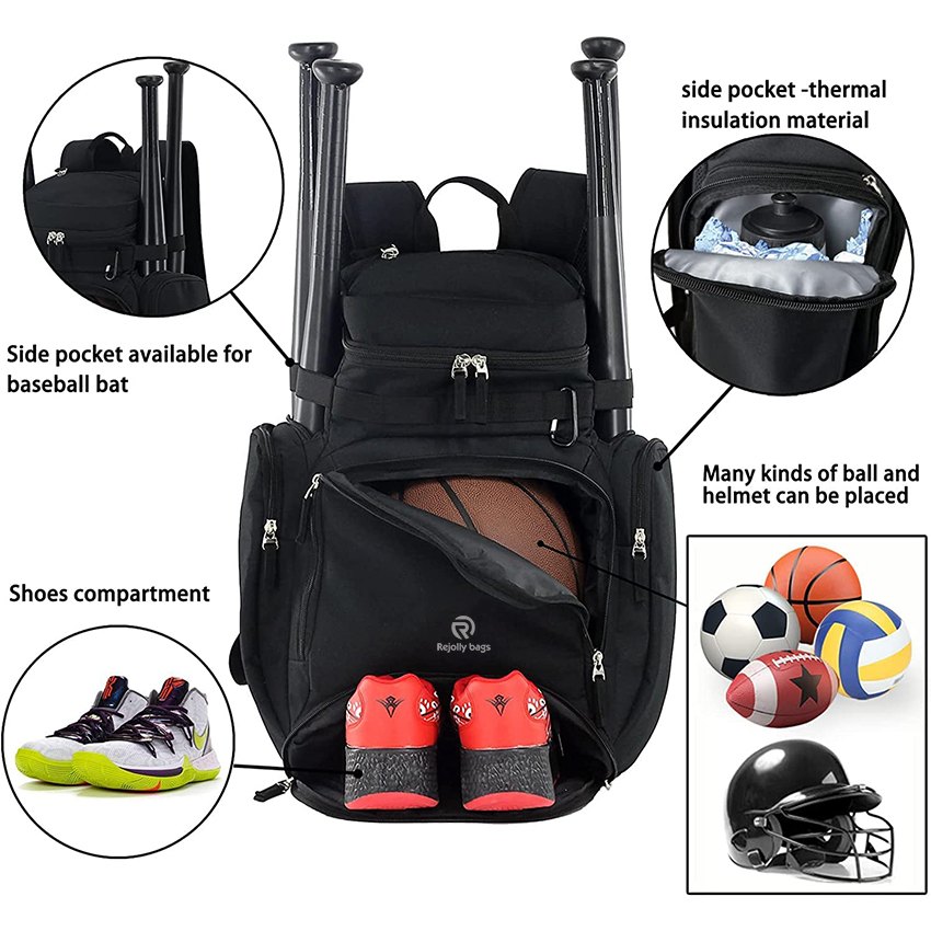 Basketball-Rucksack-Tasche mit großem Schuh- und Ballfach, Fußball-Rucksack, Basketball-Trainingsausrüstung, Sporttasche RJ196158