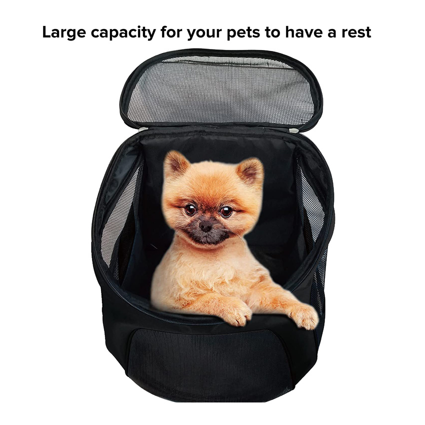 Pet Backpack Carrier für kleine Hunde Belüftete Pet Carrier für Welpen und Kätzchen