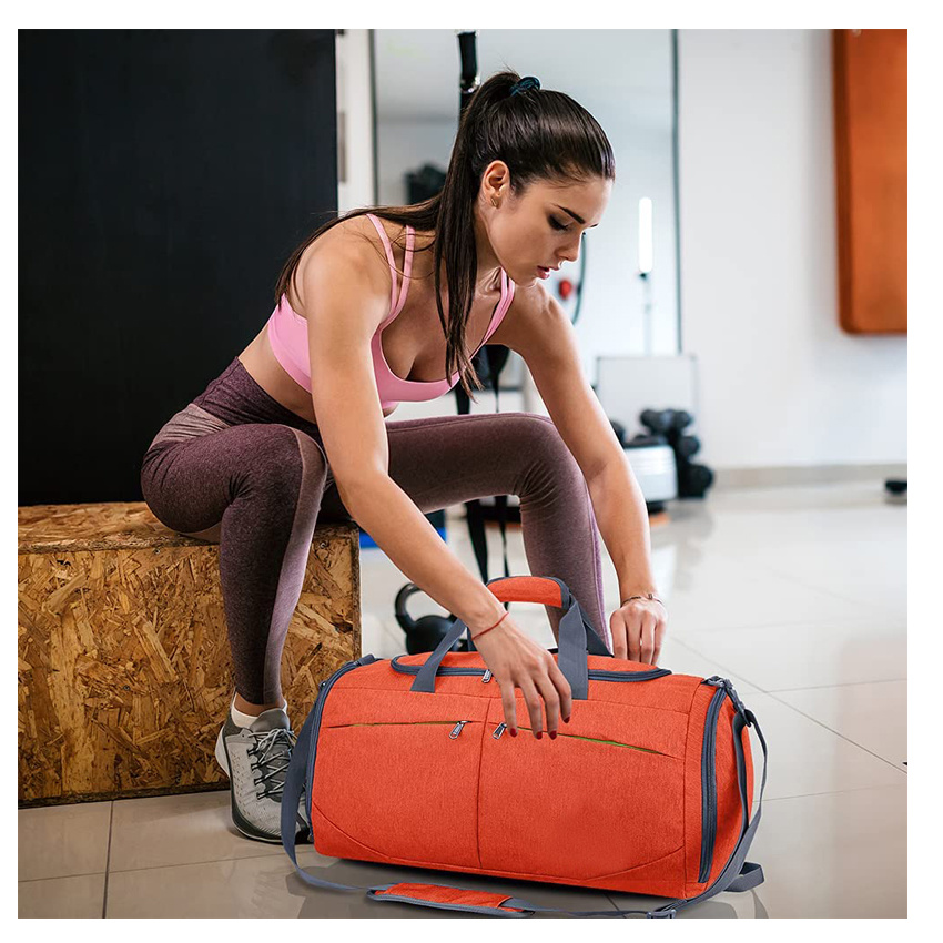 Leichte Sport-Sporttasche Reisetasche mit Nasstasche und Schuhfach für Männer und Frauen