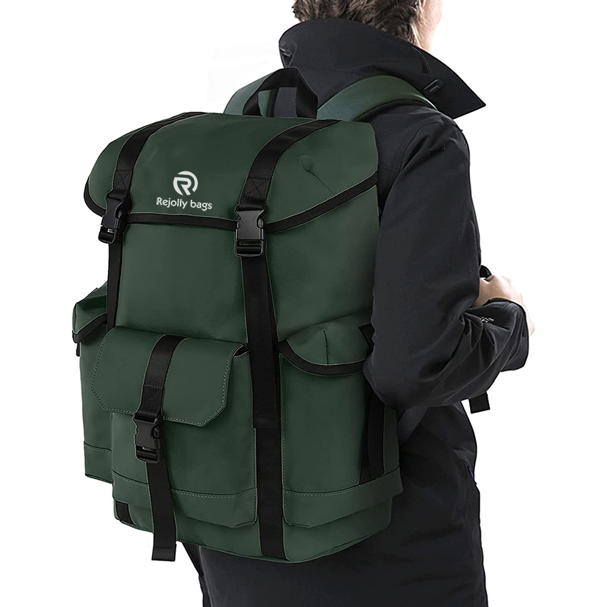 Großer Packbarer Rucksack Campingrucksack, Wasserdichter Hochleistungsrucksack für Frauen Männer Rucksackreisen, Wandern, Campingrucksack