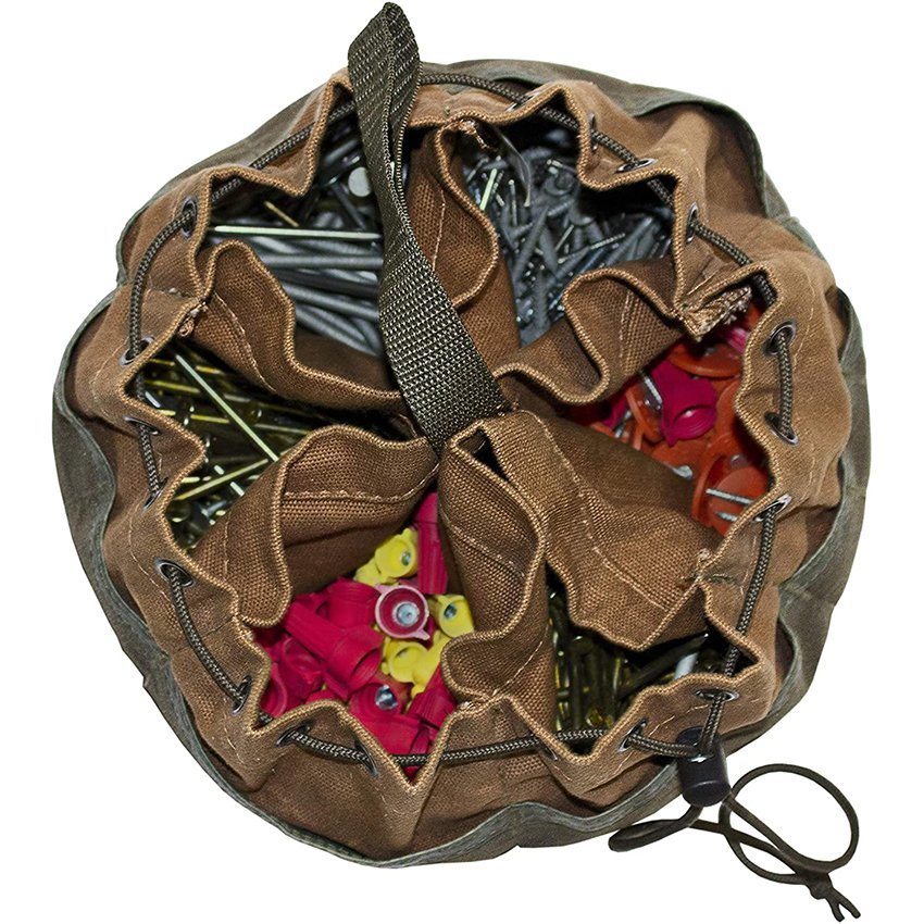 Bucket Boss Parachute Werkzeugtasche Kleinteiletasche in Braun