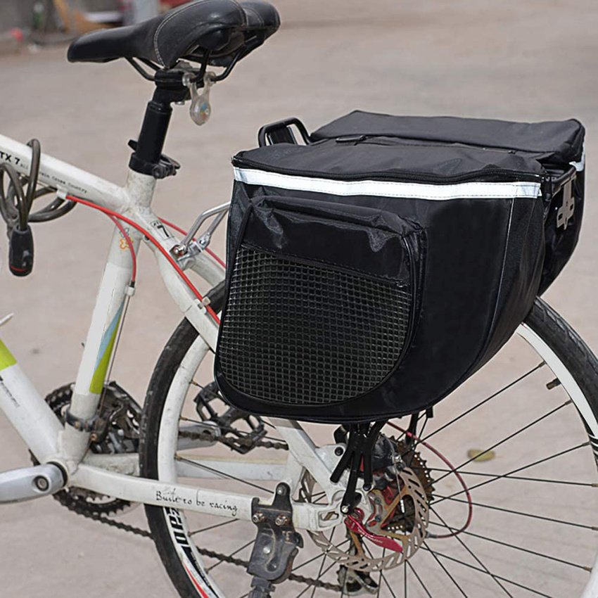 Outdoor Radfahren MTB Mountain Fahrradtasche Rücksitz Fahrrad Rücksitztasche Träger Satteltaschen