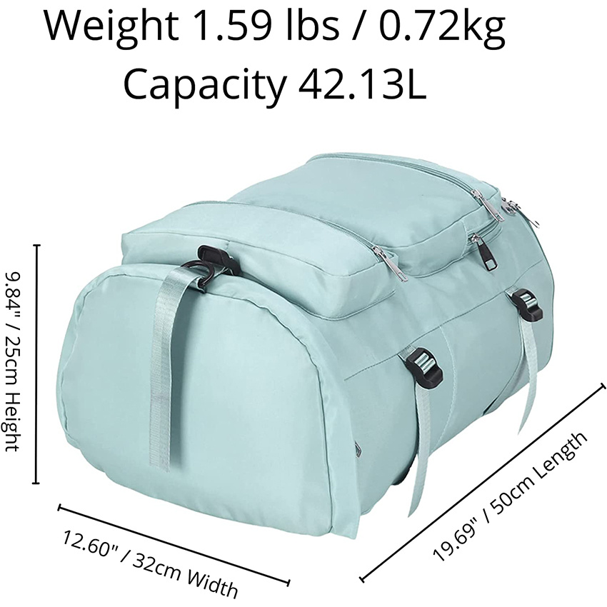 Travel Gear Wasserdichter Duffel Bag Gym Rucksack für Damen Herren