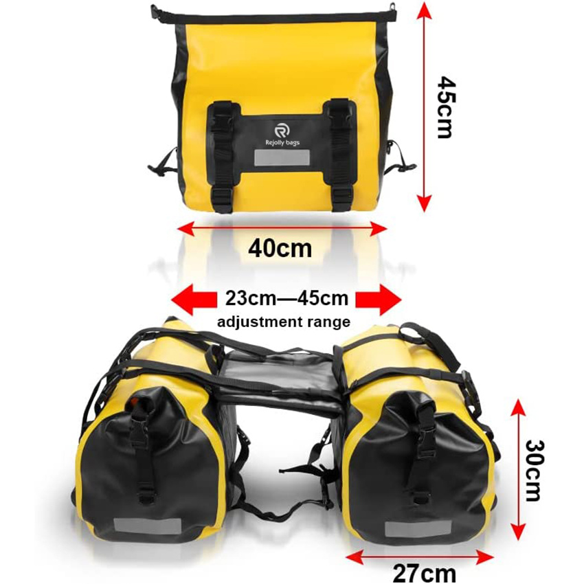 Motorrad Seitensatteltaschen Outdoor PVC wasserdichte Satteltasche Motorrad Gepäcktaschen