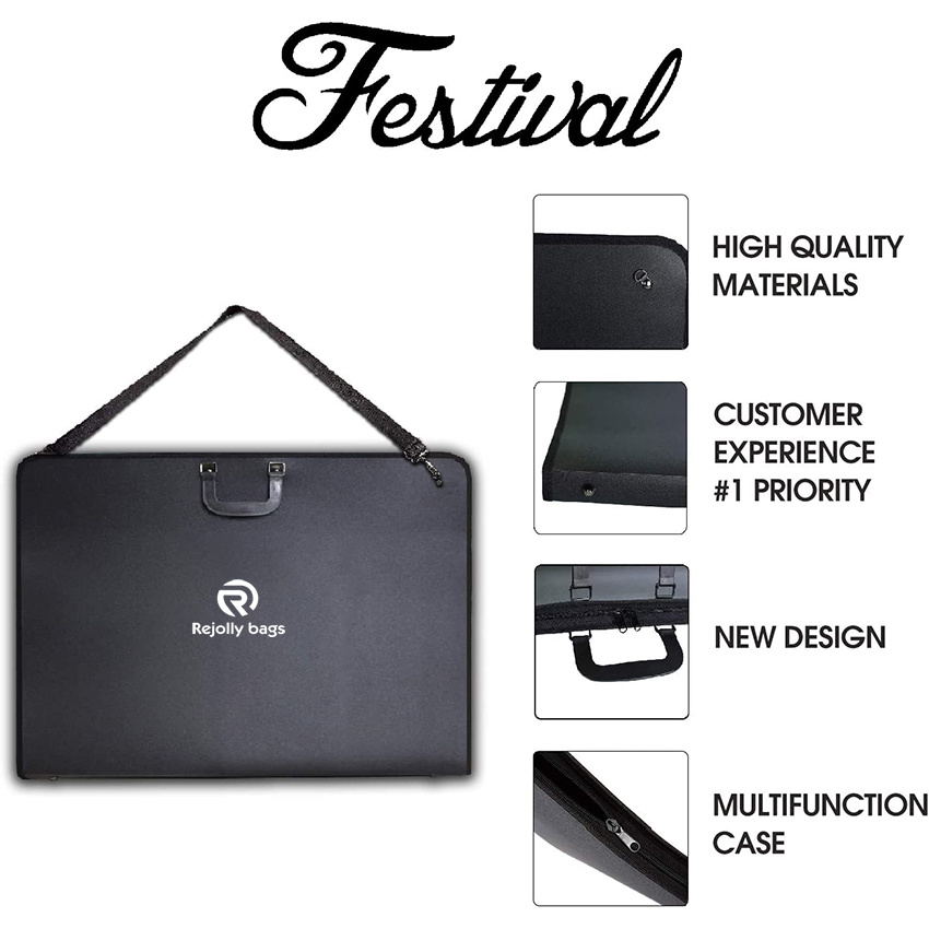 Sports Festival Portfolio Case mit Schultergurt Artist Artwork Bag Wasserdicht zum Skizzieren