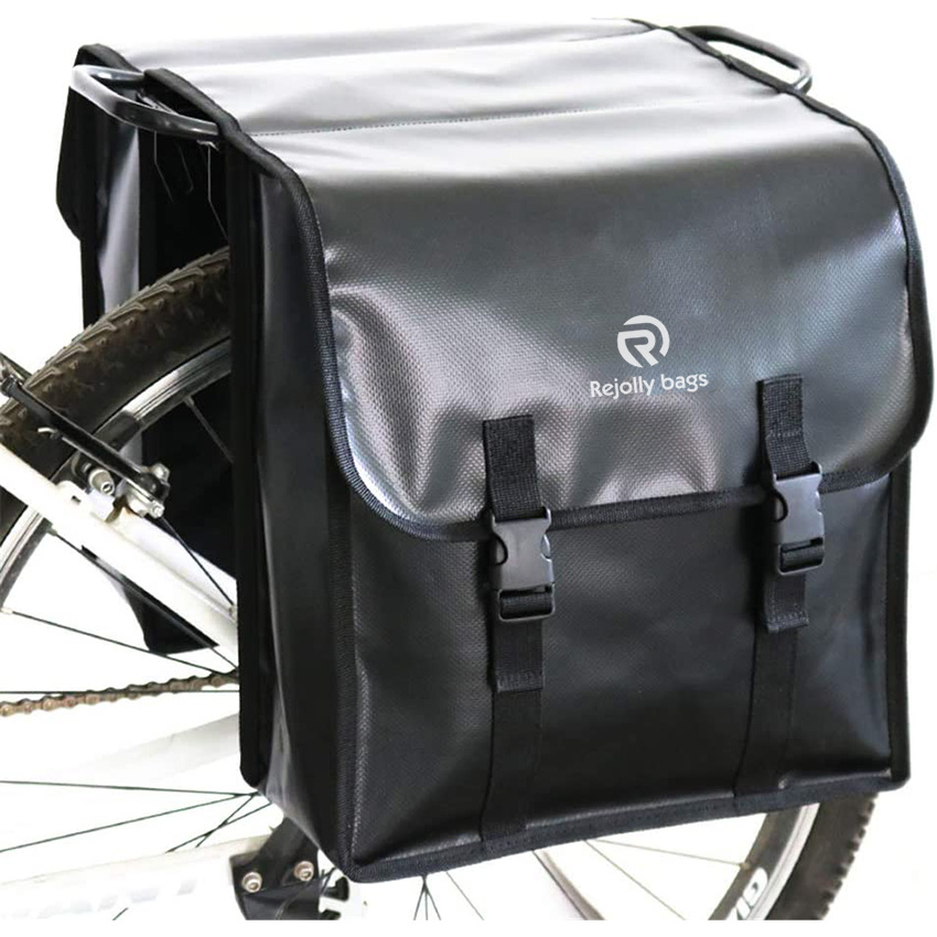 Fahrrad-Rücksitz-Kofferraumtasche Outdoor-Fahrradträger-Gepäcktaschen mit verstellbaren Trägern und reflektierendem Streifen für Mountainbike-Fahrradtasche