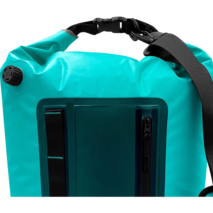 Cooler Dry Bag – zusammenklappbare tragbare Rolle mit weichen Seiten – isolierte, wasserdichte, auslaufsichere Tasche für Kajakfahren, Wandern, Camping und Angeln