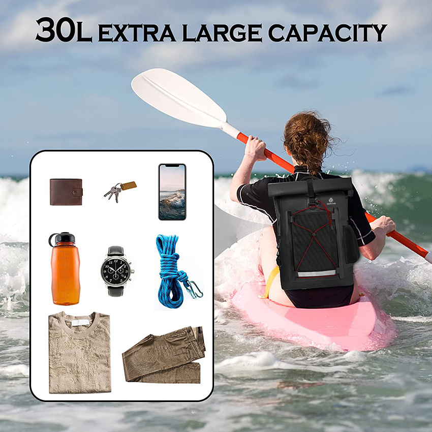 Roll Top Dry Sack Rucksack Wasserdichte Tasche Floating Dry Bag für Kayaking Dry Bag