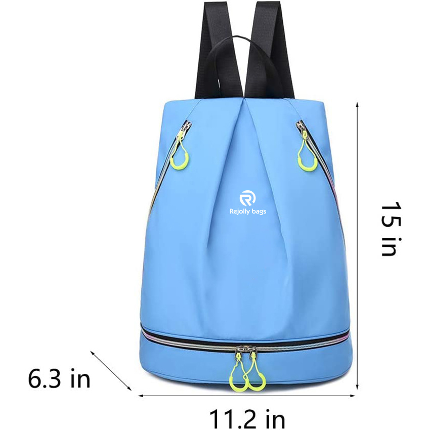 Rucksack Sporttasche Einkaufen Schwimmen Wandern Klettern Angeln Reisen Radfahren Strand Wasserdicht Kosmetik Schwimmtasche Trocken und nass Getrennte Aufbewahrung