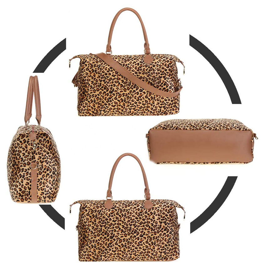 Leopard Reisegepäcktasche Große Seesack Damen Taschen Mode Damen Handtaschen