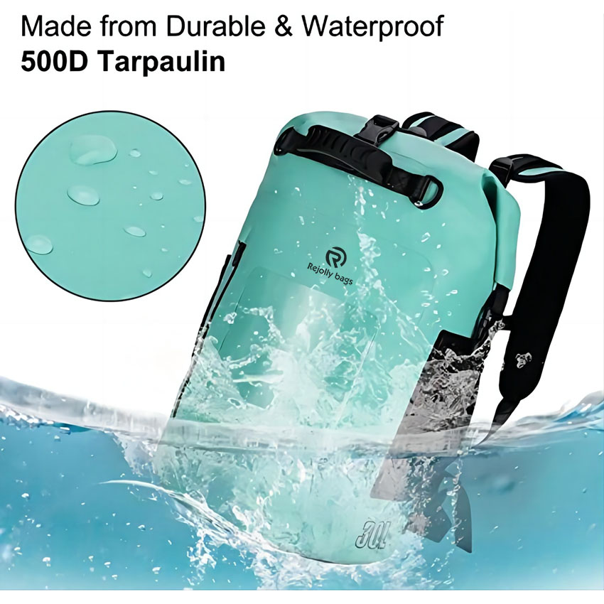 Robuster wasserdichter Rolltop-Rucksack Dry Floating Bag RJ228353