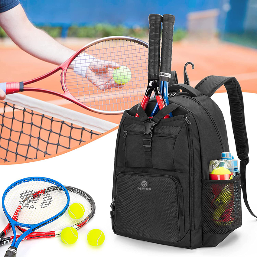 Tennistasche für Männer/Frauen für 2 Schläger, Tennisrucksack mit separatem Schuhfach für Tennissporttasche RJ196154