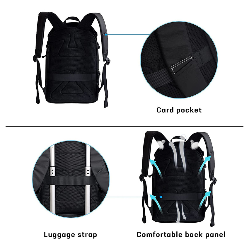 Mode Computertasche Urban Gepäckrucksack Multifunktionaler täglicher Pendlerrucksack