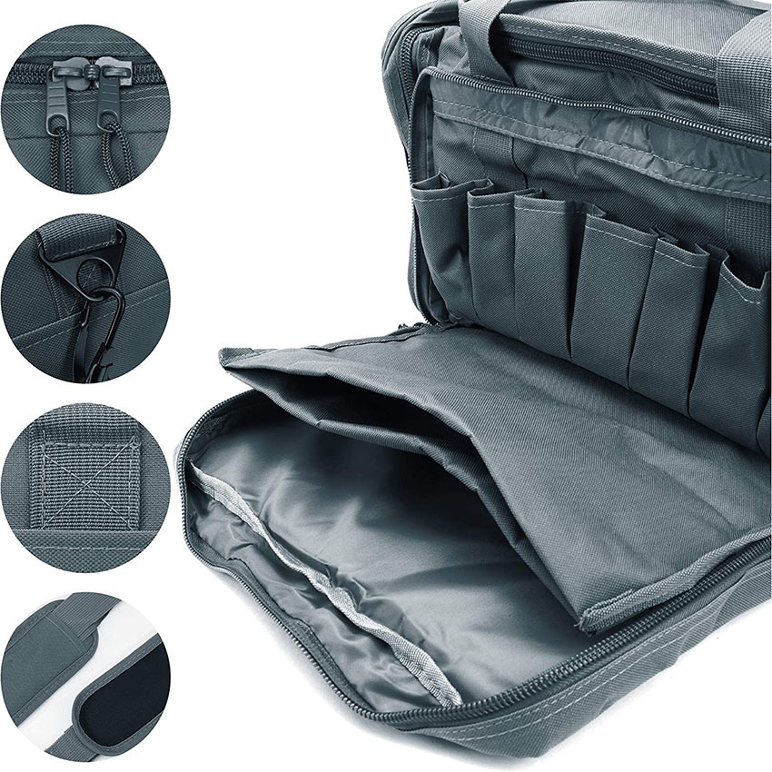 Deluxe Tackle Bag mit 4 Tackle Box Organizers, strapazierfähige Aufbewahrungstasche für Angelfische