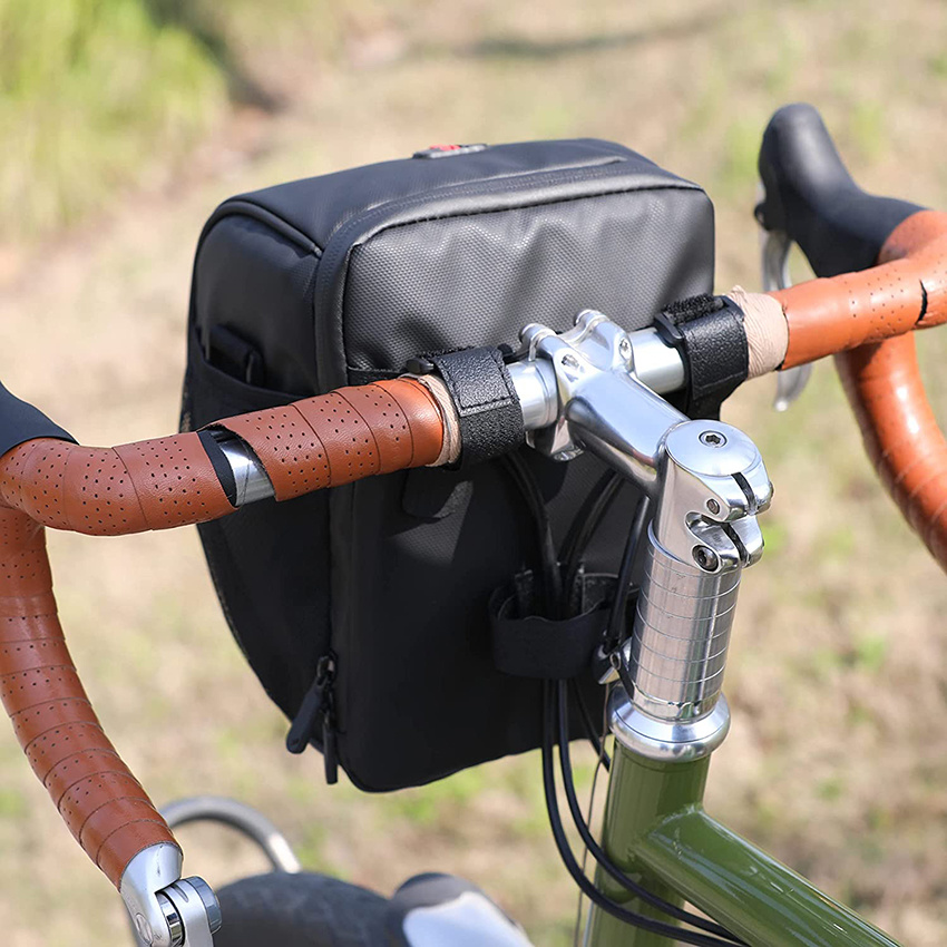 Wasserdichte Fahrrad-Frontschlauchtasche mit Schultergurt-Regenschutz für Mountainbike-Tasche