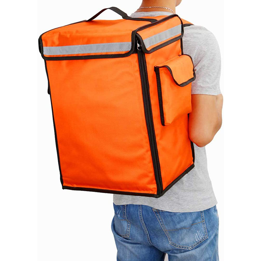 Food Delivery Bag Isolierter Rucksack Wasserdichter Pizza Food Service Kommerzieller tragbarer Kühler