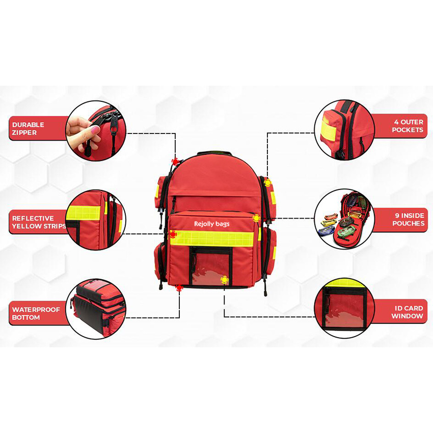 Trauma Emergency Medical Supplies Taktische Rucksacktasche zum Halten des O2-Tanks