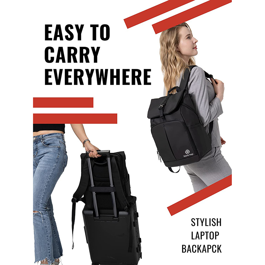 Laptop-Rucksack für die Arbeit, Unisex-Business-Reise-Rucksack, passend für 15,6-Zoll-Slim-Notebooks, wasserfester, trockener College-Rucksack