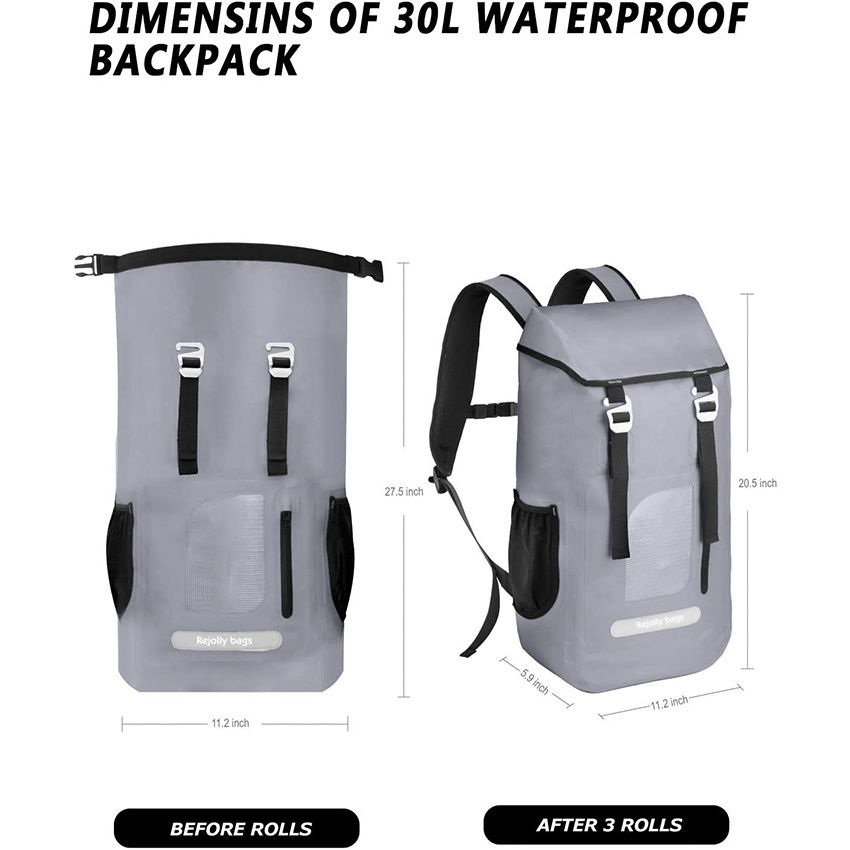 Dry Bag Rucksack wasserdicht 30 schwimmende Wassersport Marine