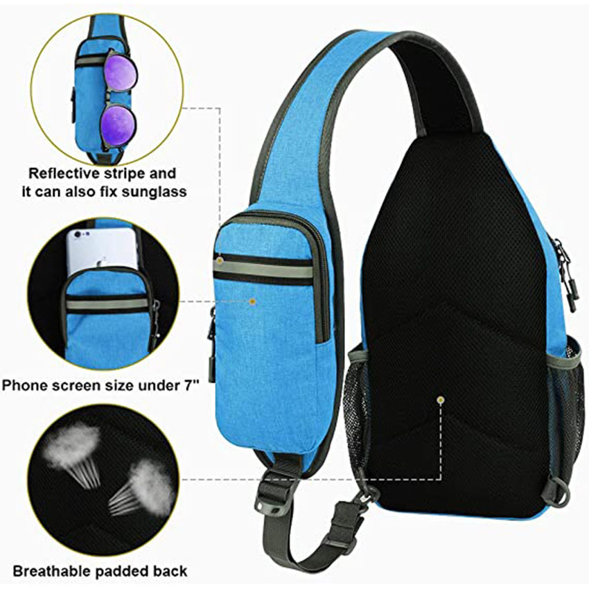 Großhandel Sling Rucksack Sling Bag Reisen Wandern Brusttasche Daypack