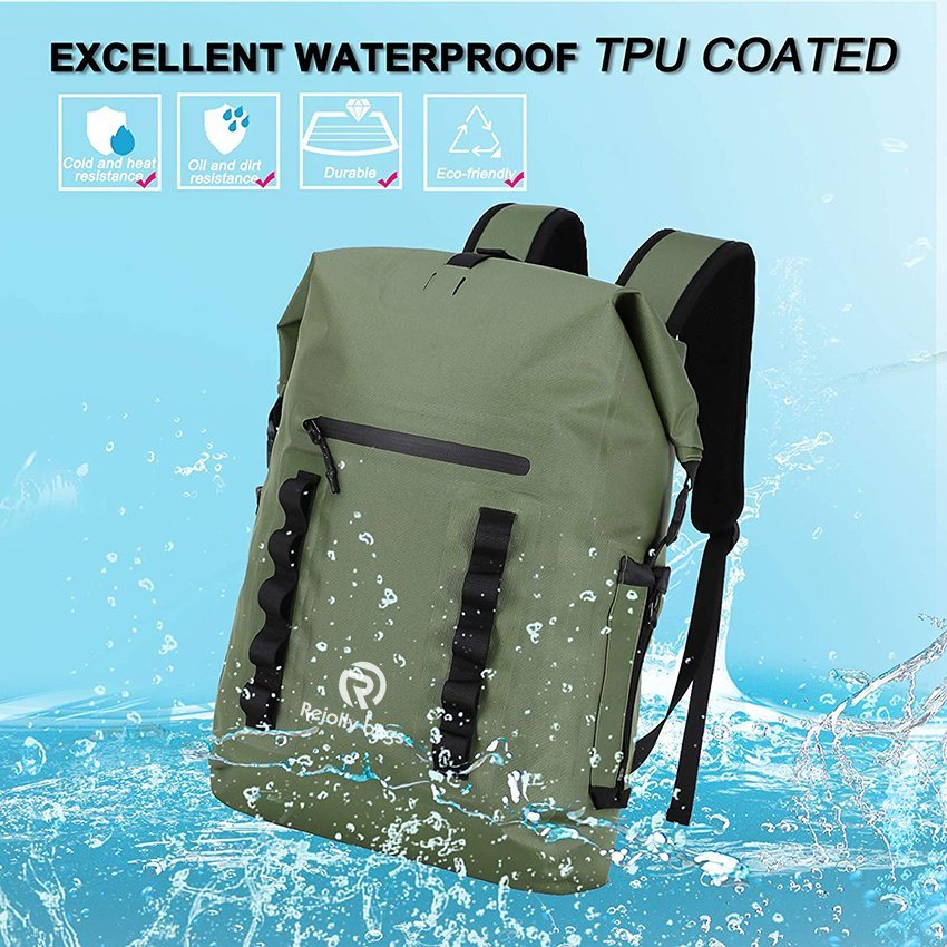 Wasserdichter Rucksacksack Rolltop-Verschluss Trockentasche Leicht für Kajakfahren, Rafting, Strand, Bootfahren, Schwimmen, Camping, Wandern, Angeln Trockenrucksack