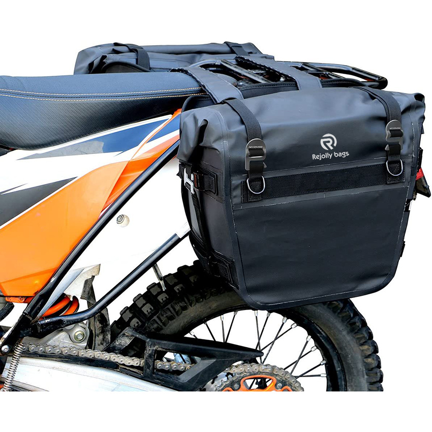 Dry Saddlebags 100 % wasserdichte Befestigung an den meisten Adventure- und Dual-Sport-Motorradträgern