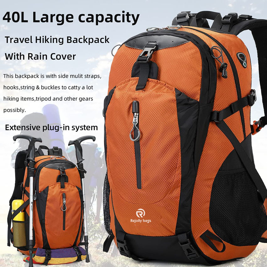 40L Wasserdichter Wanderrucksack Outdoor Sport Trekking Campingtasche