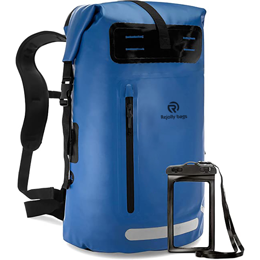 Strapazierfähiger, wasserdichter Rolltop-Rucksack, strapazierfähiger Reise-Trockenbeutel RJ228337