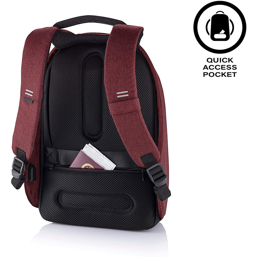 Multifunktionale Schultasche Laptoptasche Anti-Diebstahl-Rucksack mit USB-Ladeanschluss