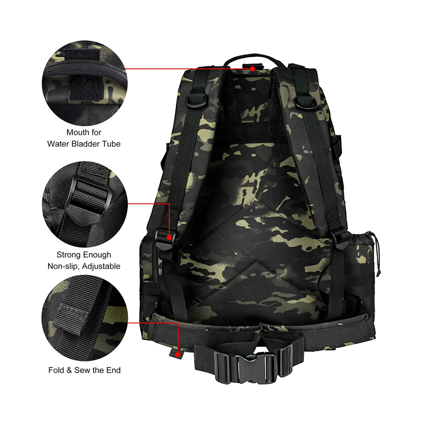 Camping Wandertasche Military Tactical Style Rucksack Assault Pack Aufbaurucksack