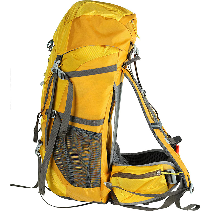 Wanderfahrradausrüstungsrucksack mit Regenschutz, verstellbare Reisetasche, Outdoor-Gepäcktasche