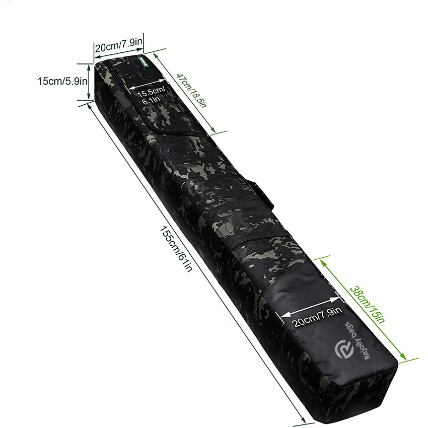 Rejolly Wasserdichte Tragetasche mit großer Kapazität, tragbar, faltbar, Angelwerkzeug-Aufbewahrungstasche