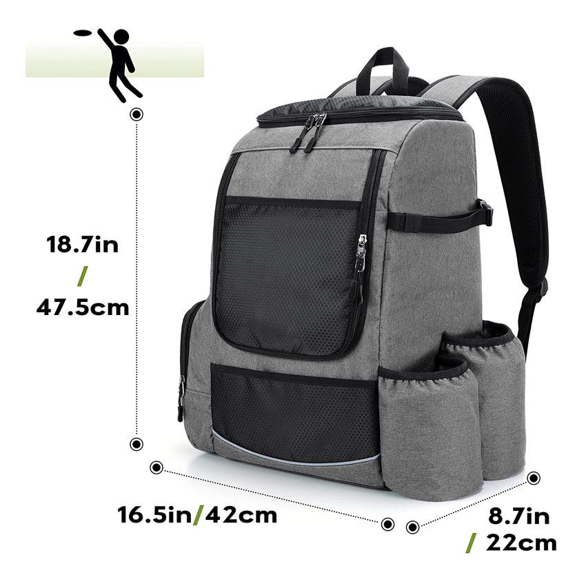 Große Frisbee-Tasche Outdoor-Reisetasche Disc-Golf-Rucksack Disc-Sport-Zubehör-Tasche